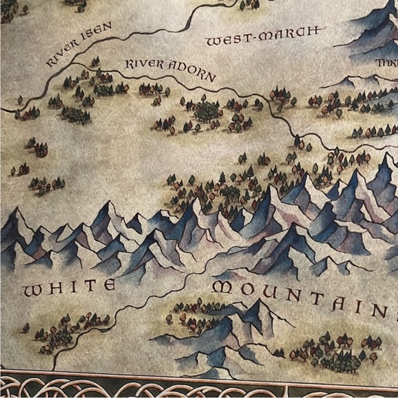 Lord of the Rings 2024 13x23 poster + all 3 Character pins NEW - Picture 7 of 9